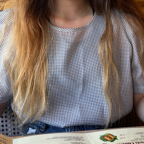 Black and white squares top - Picture 3 of 3